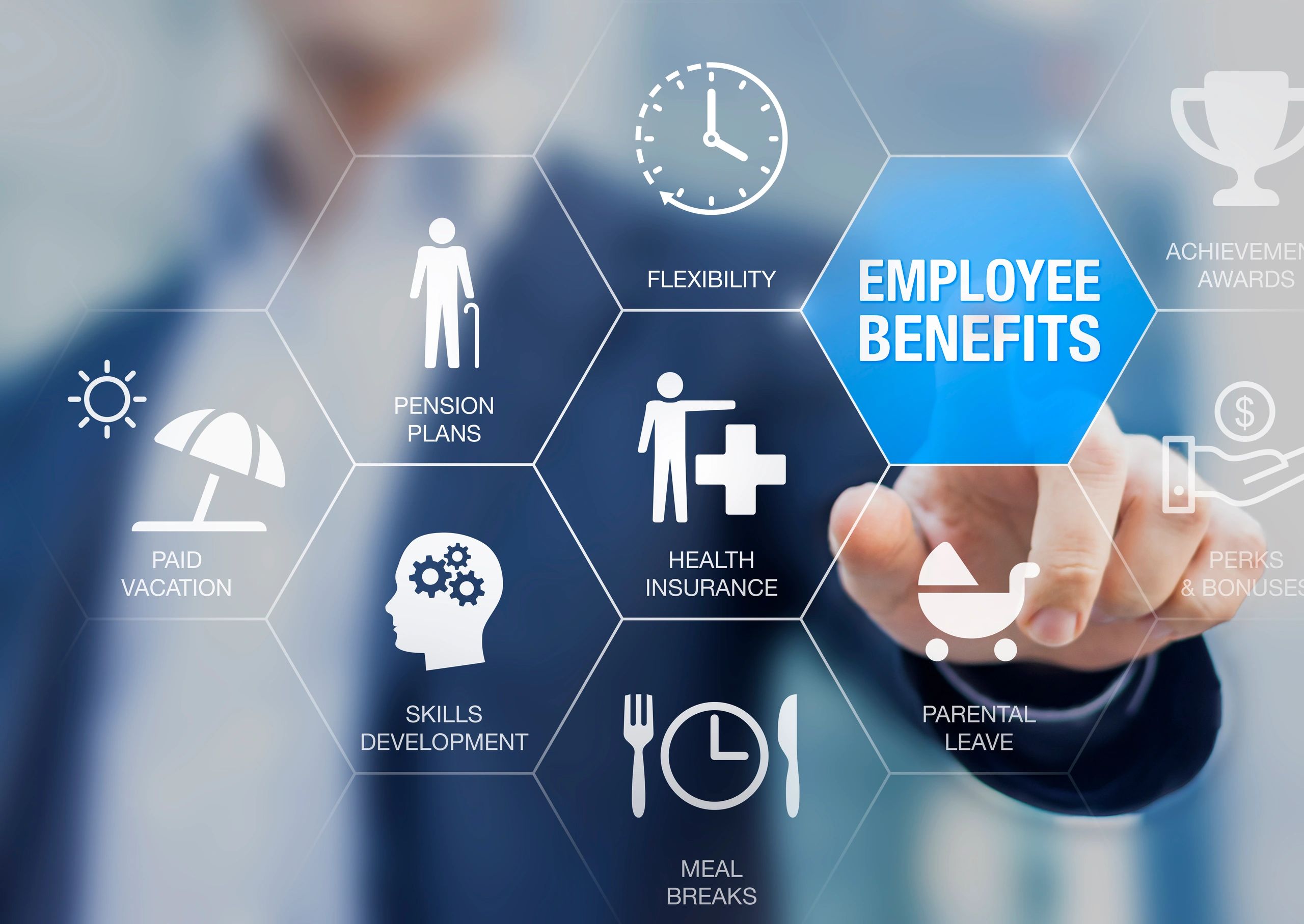 Family enjoying healthcare benefits
